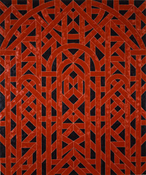 Batesville, 1980, 100 x 84”, oil on canvas