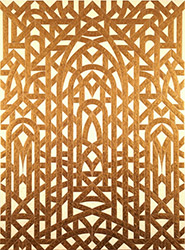 Leflore, 1981, 120 x 90”, oil & metallic pigment on canvas