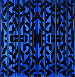 Day for Night, 2000, 72 x 72”, oil & alkyd on canvas