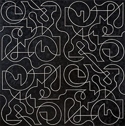 Quadrille, 2017, 54 x 54” oil on canvas