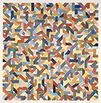 Toomsuba, 1974, 24 x 24", watercolor on paper