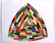 Tunica, 1974, 16 x 16", watercolor on paper